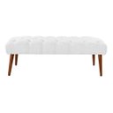 Ver imagem 1 de Recamier Rubi 1,50m Corino Branco - Dominic Decor