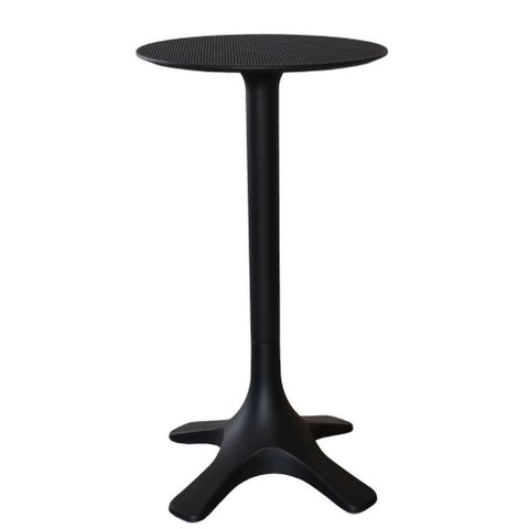 Mesa Bistrô Venice Fratini 110 Cm (altura) com Tampo Redondo 60 Cm (largura) Polipropileno Nude