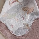Ver imagem 6 de Kit Cobre Leito Rolinho Casal + Porta Travesseiro Toque Macio Ballet