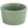 Conjunto 24 Ramequim 90ml Porcelana Verde Claro Canelado 7cm - 2