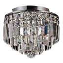 Ver imagem 1 de Plafon Sobrepor de Cristal Kri 21,5cmx25cmxx Bella Iluminação