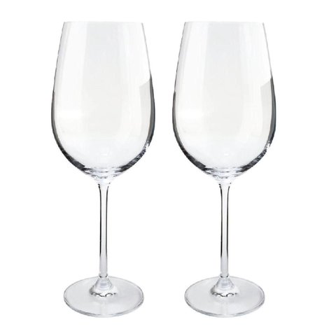 Jogo com 2 Taças Beatriz para Vinho em Cristal Ecológico 770 Ml - Fracalanza