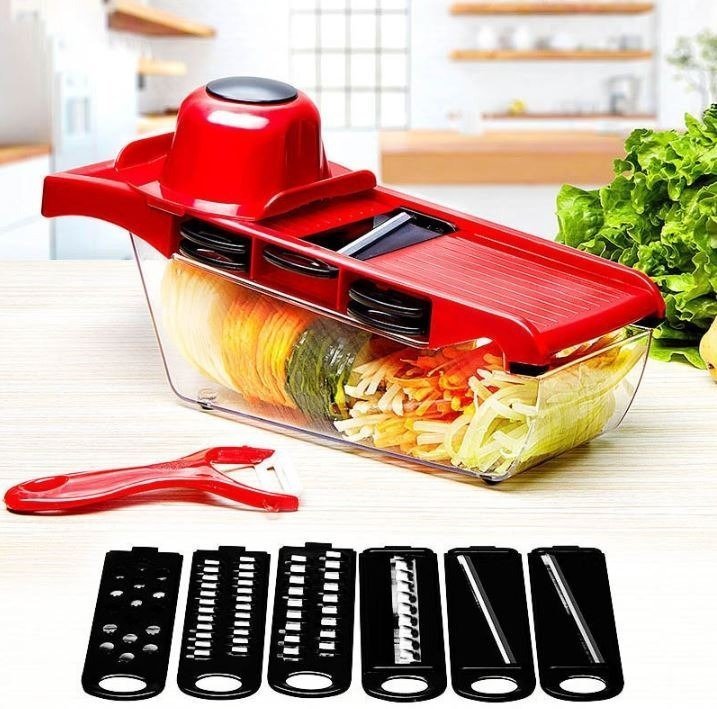 Mandoline Slicer Nicer Cortador De Legumes 6 Em 1 IKAZA - 3