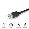 Cabo Usb a 2.0 Macho Mini Usb B Macho 28awg Puro Cobre 3m - 1