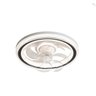 Lustre Ventilador Diamond Led Multicor Bluetooth Controle Remoto Bivolt - 1