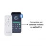 Lustre Ventilador Diamond Led Multicor Bluetooth Controle Remoto Bivolt - 3