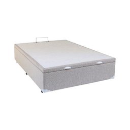 Cama Box Viúva com Baú Mega Chenille Lyon com Pistão - 120x203 - 2