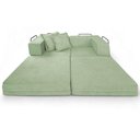 Ver imagem 5 de Sofá Cama Modular Mold 2 Lugares 190cm Verde Claro Boucle Loja Sheep