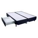 Ver imagem 1 de Cama Box King Size com Gaveta Mega Colchões Black - 178x198