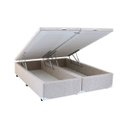 Ver imagem 1 de Cama Box King Size com Baú Mega Chenille Lyon com Pistão - 178x198