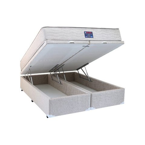 Cama Box Baú com Colchão King Size Flex Tenerife - 193x203