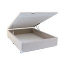 Ver imagem 1 de Cama Box Casal com Baú Mega Chenille Lyon com Pistão - 138x188