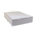 Ver imagem 2 de Cama Box Casal com Baú Mega Chenille Lyon com Pistão - 138x188