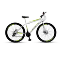 Ver imagem 1 de Bicicleta Mountain Bike Velox Aro 29 Freio Disco 21v Ello Cor:branco/amarelo