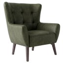 Ver imagem 1 de Poltrona Decorativa Malta Base Madeira Corano Tca 217 Moll
