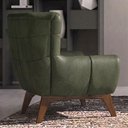Ver imagem 6 de Poltrona Decorativa Malta Base Madeira Corano Tca 217 Moll