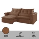 Ver imagem 5 de Sofá Exclusive Retrátil e Reclinável 250cm Braço 25cm Meu Sofá Online