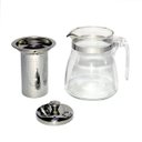 Ver imagem 4 de Chaleira Vidro e Inox com Infusor Tampa 600 ml Moderno