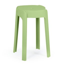 Kit 4 Banquetas Baixa Empilhável Nordica - Verde - 2