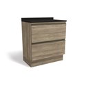 Ver imagem 4 de Armário de Cozinha Balcão 80cm com 2 Gavetões G755 Maxxi Kappesberg - Nogal