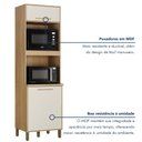 Ver imagem 5 de Paneleiro com 2 Nichos 2 Portas Salvador - Cinamomo/Off White
