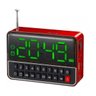 Rádio Relógio Despertador com Mp3 Recarregável - 1