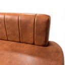 Ver imagem 7 de Sofá Decorativo Orgânigo Curvo Sala de Estar Recepção Estudio Estilo Feijao - Paraná Metal:Caramelo