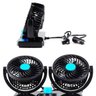 Ventilador para Carro Duplo Rotativo Veicular Automotivo 12V - 1
