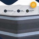 Ver mais imagens de Cama Box Baú com Colchão de Espuma D45 Double Face Territory Hellen + Auxiliar Solteiro 88cm