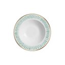 Ver imagem 1 de Conjunto com 6 Pratos Fundo Miami Filete Ouro Ø25cm