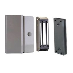 Fechadura Trava Magnética M150 Eco 150KG com Suporte Fixação U - Cinza - 1 Fechadura Trava Magnética M150 Eco 150KG com Suporte Fixação U - Cinza - 1