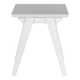 Mesa de Canto para Sala de Apoio Lateral Provençal Nyan de MDF Desmontável Mesinhas Decorativas - 3