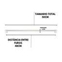 Ver imagem 4 de Kit 5 Puxador 480mm Alumínio Armário Móveis Cômoda Roupeiro