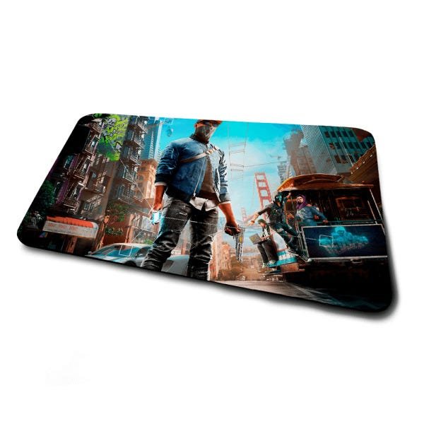 Mouse Pad Gamer Watch Dogs 2 Marcus Holloway - 70cm x 35cm