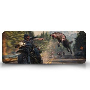 Mouse Pad Gamer Days Gone Moto - 60cm x 35cm