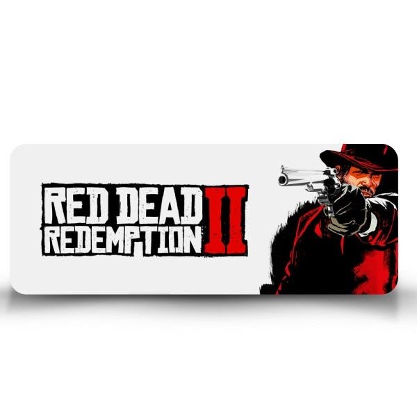 Mouse Pad Gamer Read Dead Redemption 2 Logo - 60cm x 35cm