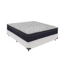 Ver imagem 1 de Cama + Box Casal Colchão Ortobom D45 Airtech Extra Firme Branco