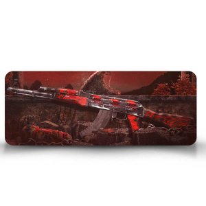 Mouse Pad Gamer CS Go AK 47 Red - 60cm x 35cm
