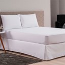 Ver imagem 2 de Protetor de Colção Queen Capa Impermeável 6 Cores Matelado Ultrassonico:branco