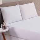 Ver imagem 3 de Protetor de Colção Queen Capa Impermeável 6 Cores Matelado Ultrassonico:branco