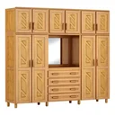 Ver imagem 4 de Guarda-Roupa Casal com Espelho 10 Portas 4 Gavetas Grécia Capelinha