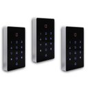 Ver imagem 1 de Kit 3 Teclado de Acesso Touch Controle Rfid Digital Leitor Cartão