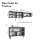 Ver imagem 7 de Armário de Cozinha Compacta 200cm Cinza Nice Madesa 01