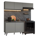 Ver imagem 6 de Armário de Cozinha Compacta 200cm Cinza Nice Madesa 01