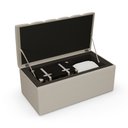 Ver imagem 3 de Calçadeira Recamier Baú Para Cama Box Solteiro Dália 100x50 Cm W01 Linho Bege - Lyam Decor
