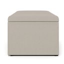 Ver imagem 7 de Calçadeira Recamier Baú Para Cama Box Solteiro Dália 100x50 Cm W01 Linho Bege - Lyam Decor