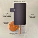 Ver imagem 4 de Arandela Luminária de Parede Clássica Decoração Casa Sala Banheiro Quarto Escritório Ref 82