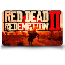 Mouse Pad Gamer Read Dead Redemption 2 Por do Sol - 60cm x 35cm - 2