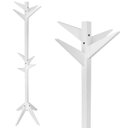 Ver imagem 2 de Cabideiro Chão Madeira Cisne Mancebo Branco para Bolsa - Branco