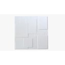 Ver imagem 1 de 24 Placas Revestimento De Parede Pvc 3d 50x50cm (6 Metros) Modelo Cadre